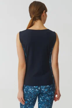 SPORTOWA DZIANINOWA BLUZKA DAMSKA BEZ RĘKAWÓW - SILVIA
