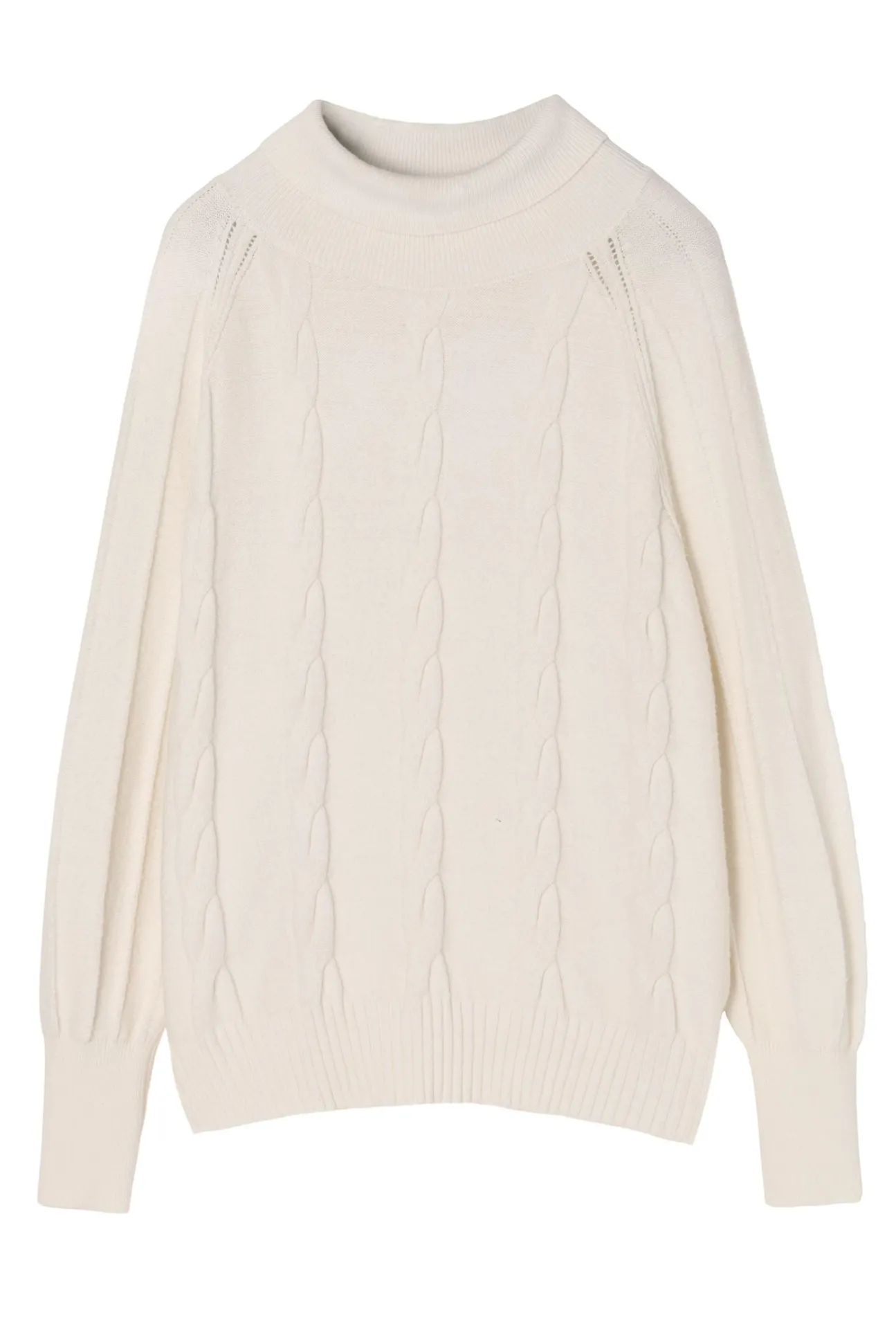 STRUKTURALNY SWETER DAMSKI Z GOLFEM MEDUZA