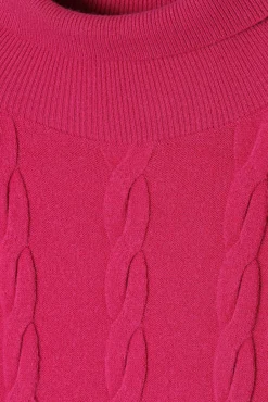 STRUKTURALNY SWETER DAMSKI Z GOLFEM MEDUZA