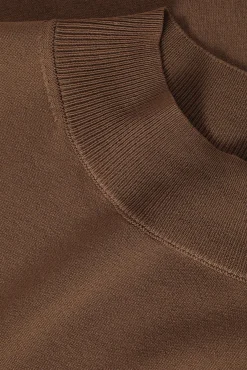 STYLOWY SWETER DAMSKI BEZRĘKAWNIK - LENO