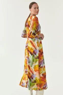 SUKIENKA DAMSKA MAXI W PRINT KORA