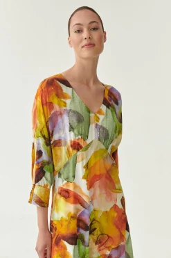 SUKIENKA DAMSKA MAXI W PRINT KORA