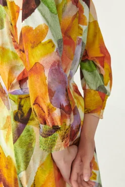SUKIENKA DAMSKA MAXI W PRINT KORA