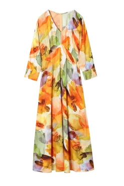 SUKIENKA DAMSKA MAXI W PRINT KORA