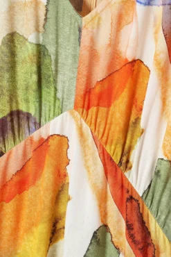 SUKIENKA DAMSKA MAXI W PRINT KORA