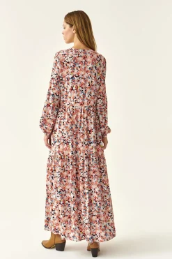 SUKIENKA MAXI W KWIATOWY PRINT SFORIA