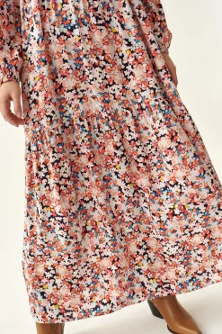 SUKIENKA MAXI W KWIATOWY PRINT SFORIA