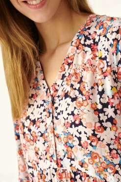 SUKIENKA MAXI W KWIATOWY PRINT SFORIA