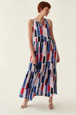 SUKIENKA MAXI W PRINT OROKO