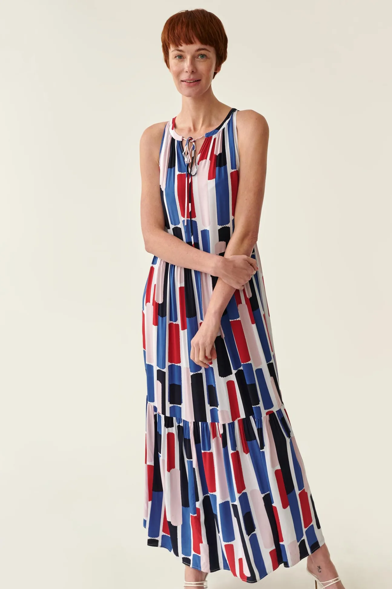 SUKIENKA MAXI W PRINT OROKO
