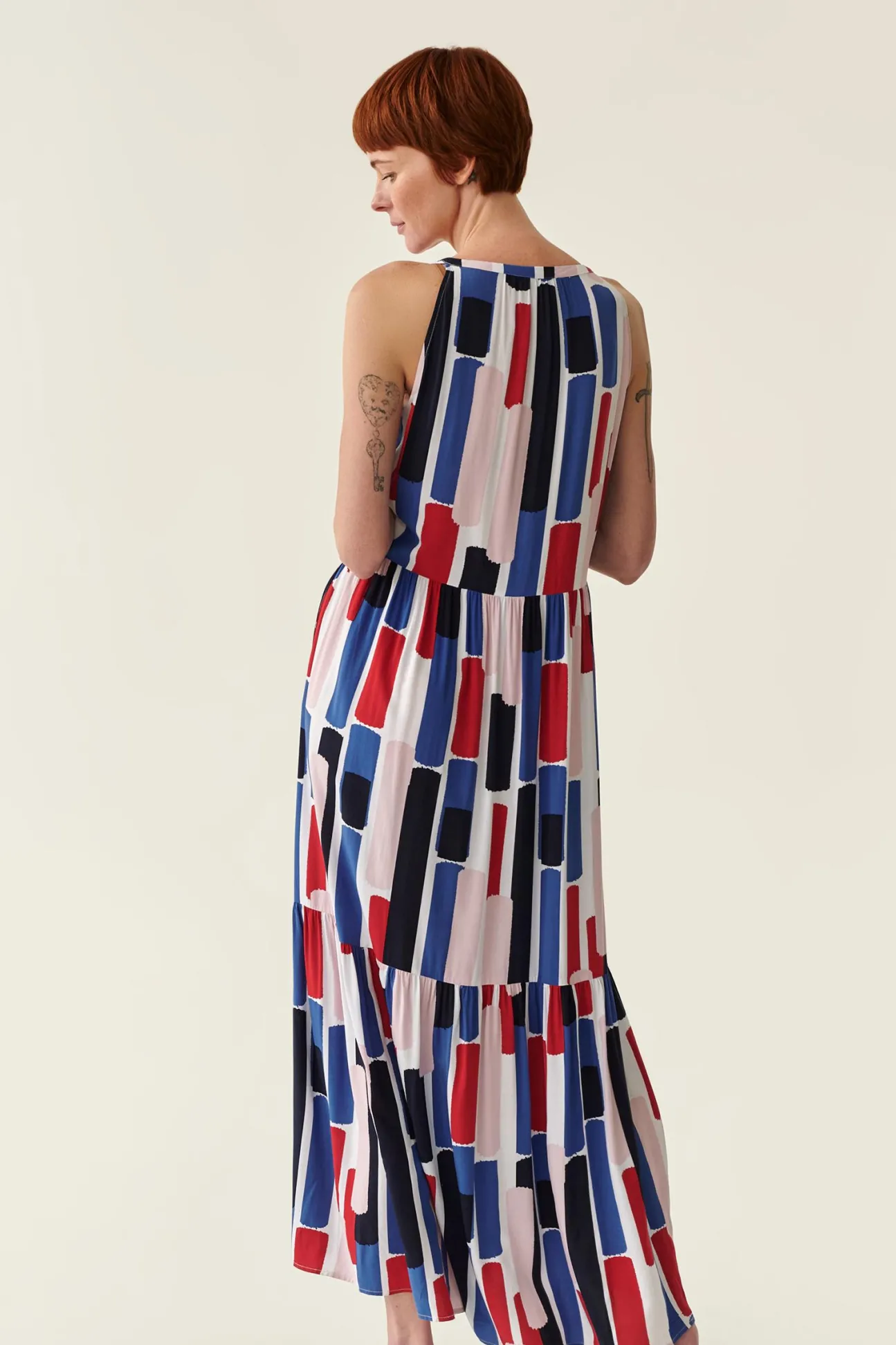 SUKIENKA MAXI W PRINT OROKO