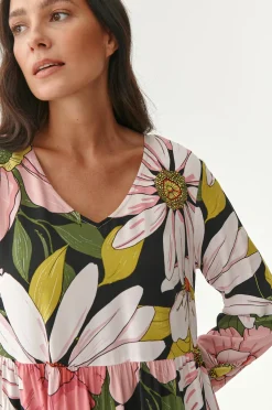 SUKIENKA Z FALBANAMI W KWIATY MILI