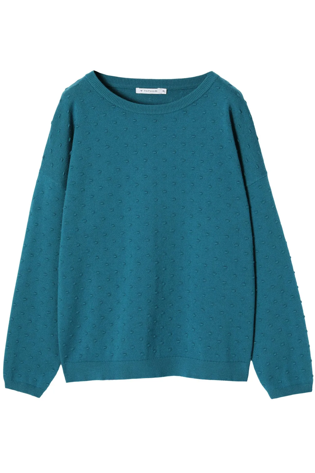 SWETER DAMSKI O SPLOCIE W KROPKI EWELA