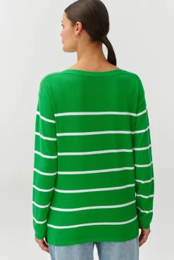 SWETER DAMSKI W PASKI O SWOBODNYM FASONIE - DROP 1