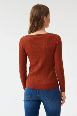 SWETER DAMSKI W SEREK WIRO