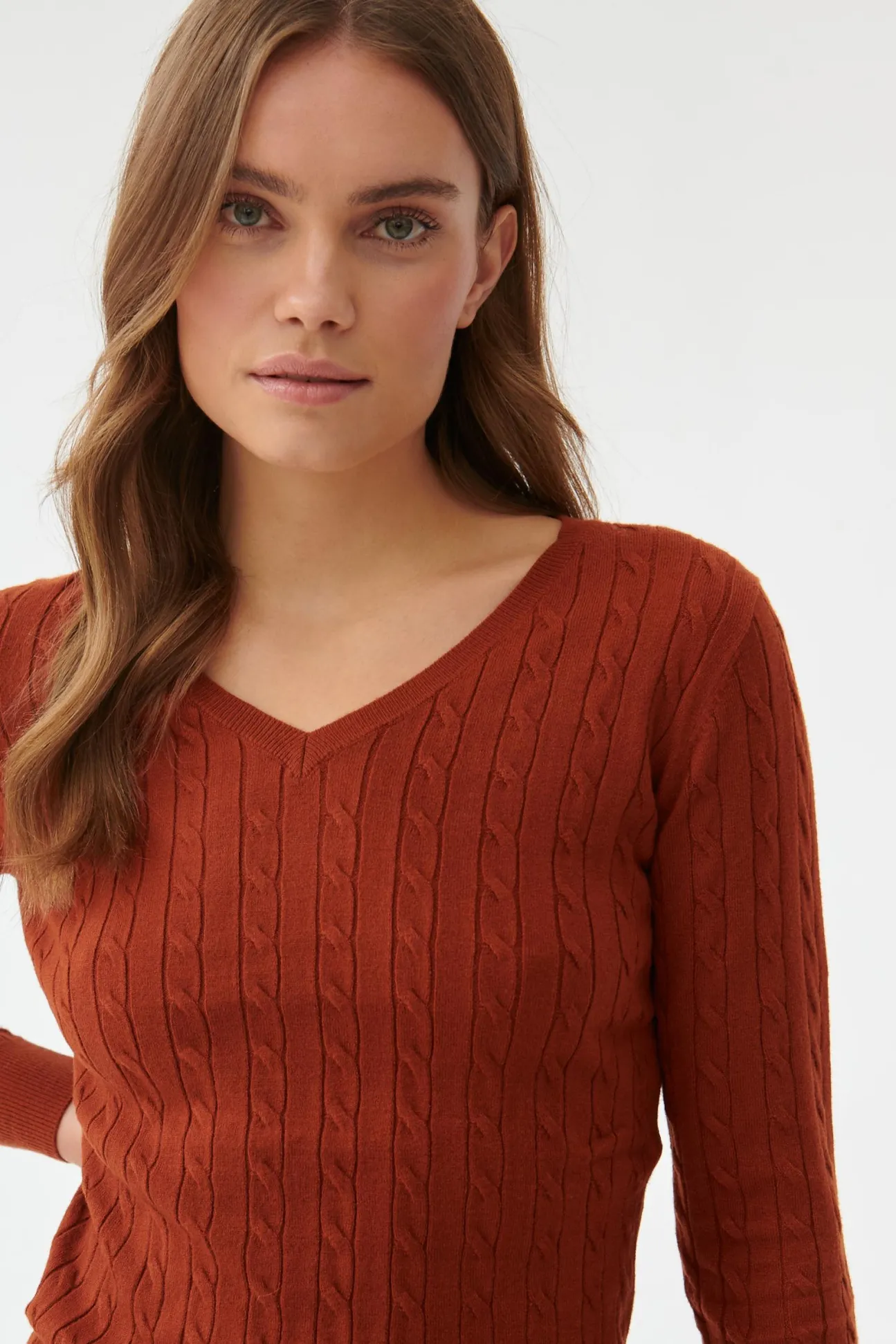 SWETER DAMSKI W SEREK WIRO