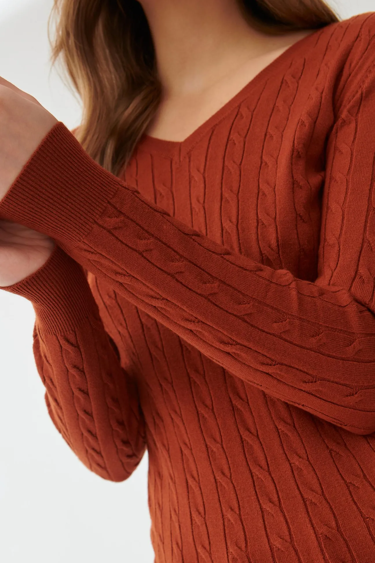 SWETER DAMSKI W SEREK WIRO