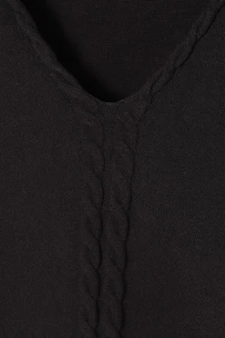 SWETER DAMSKI Z DEKOLTEM W SEREK POLI
