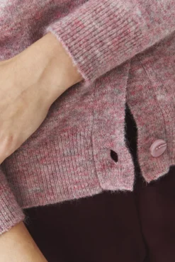 SWETER DAMSKI Z GUZIKAMI I DEKOLTEM W SEREK — AUTUMN