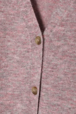 SWETER DAMSKI Z GUZIKAMI I DEKOLTEM W SEREK — AUTUMN