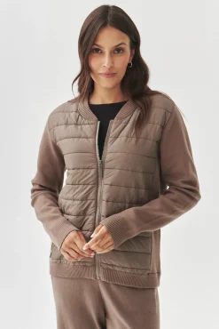 SWETER DAMSKI Z PIKOWANYM FRONTEM - KADEKO 1