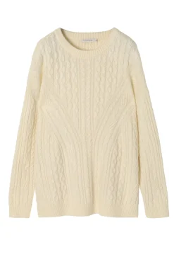 SWETER DAMSKI Z WARKOCZOWYM SPLOTEM LOKALI