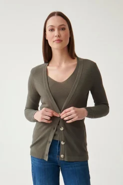 SWETER DAMSKI ZAPINANY NA GUZIKI PIMIKO