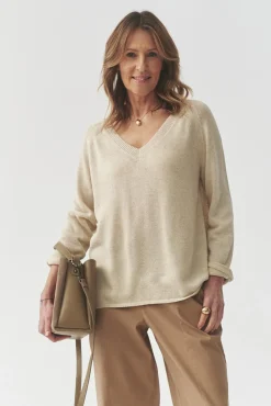 SWETER Z LYOCELLEM I LNEM — HANA