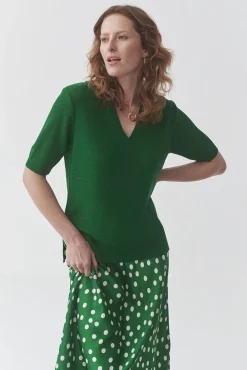 SWETER Z WISKOZOWEJ PRZĘDZY — HAZEL
