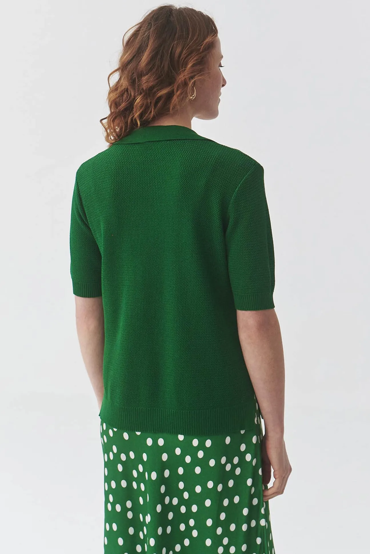 SWETER Z WISKOZOWEJ PRZĘDZY — HAZEL