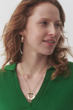 SWETER Z WISKOZOWEJ PRZĘDZY — HAZEL
