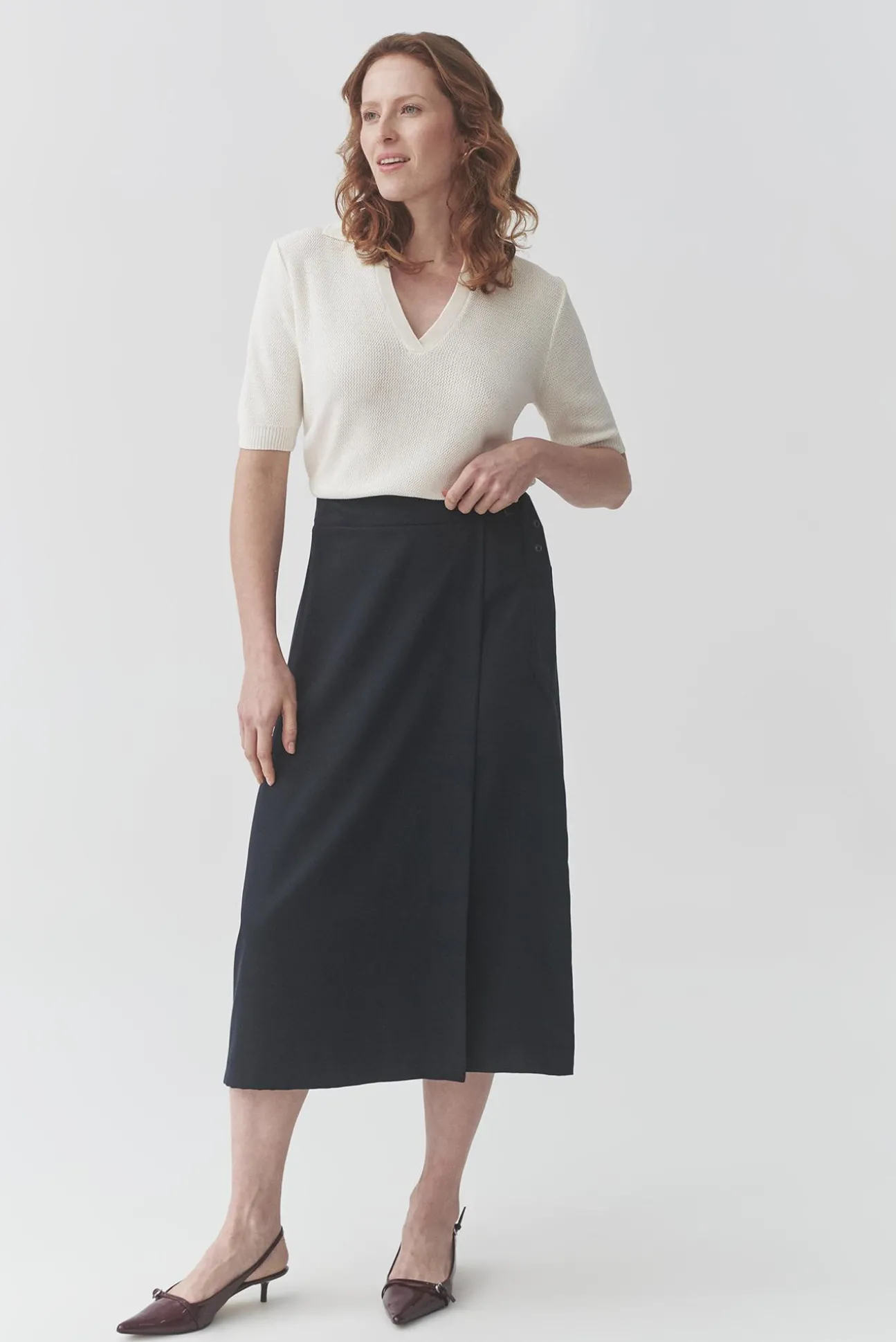 SWETER Z WISKOZOWEJ PRZĘDZY — HAZEL