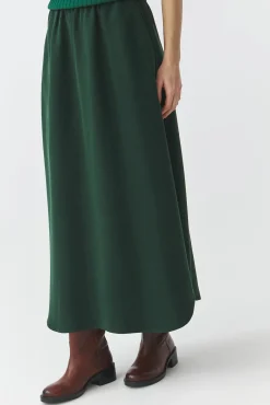 TKANINOWA SPÓDNICA MIDI — KATIA