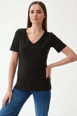 T-SHIRT DAMSKI Z KIESZONKĄ MIMI