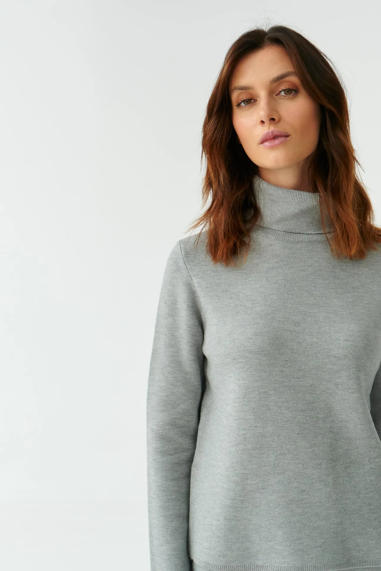 UNIWERSALNY SWETER DAMSKI Z GOLFEM PIMPO 1