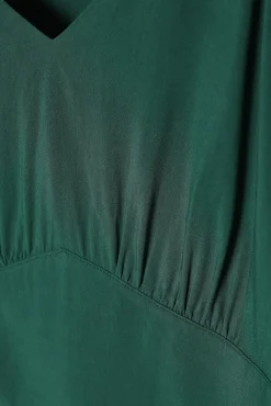 WISKOZOWA MAXI SUKIENKA Z FALBANKĄ - KONKIRO