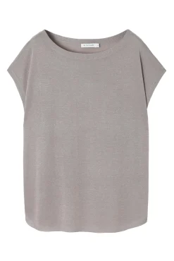 WISKOZOWY SWETER Z METALIZOWANYM WŁÓKNEM — GOLDIE