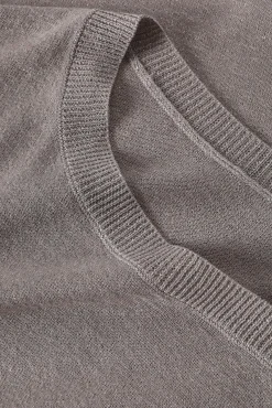 WISKOZOWY SWETER Z METALIZOWANYM WŁÓKNEM — GOLDIE