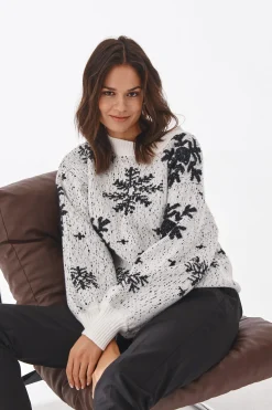 ŚWIĄTECZNY SWETER DAMSKI FROSTI