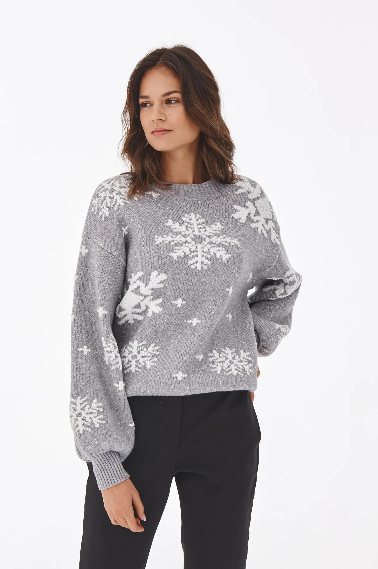 ŚWIĄTECZNY SWETER DAMSKI FROSTI